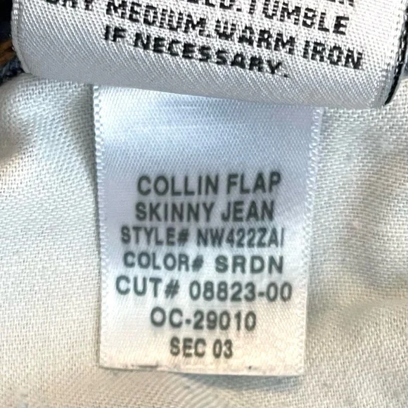 HUDSON Collin Flap Skinny Ankle Jeans | Raw Hem | SRDN Wash | Size 30 - Picture 13 of 13